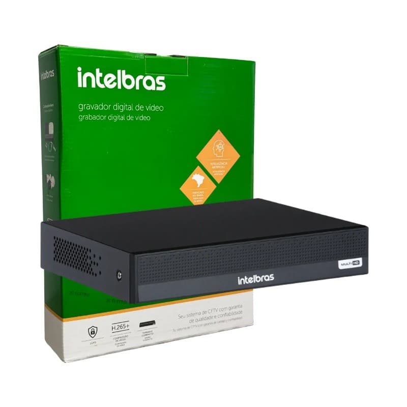 DVR Intelbras MHDX 1104-C 4 Canais Full HD Multi HD