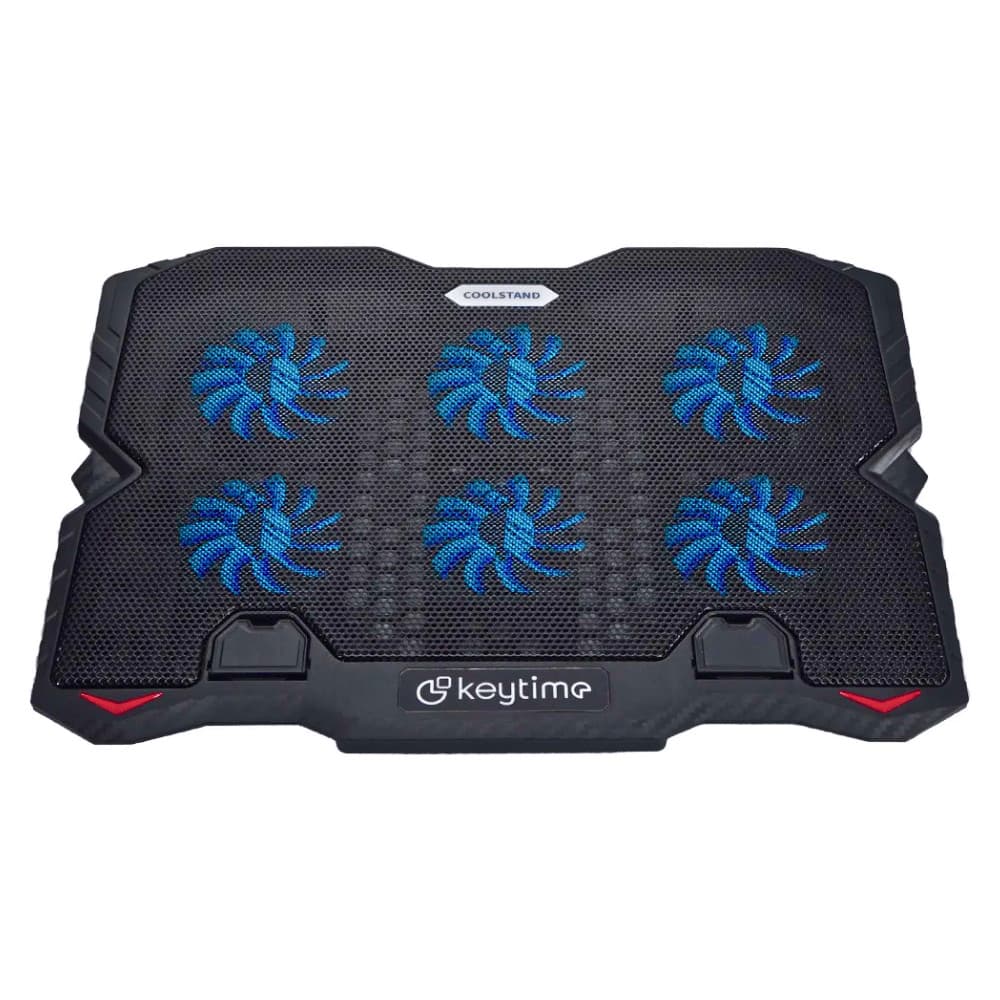 Suporte de Notebook com 6 Coolers Coolstand 6 Preto Keytime