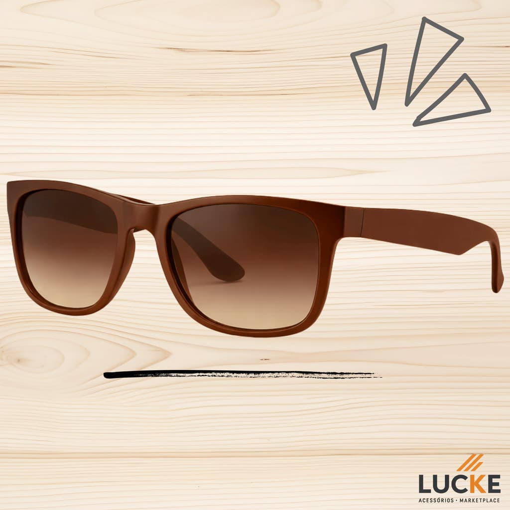 Óculos de Sol Estilo Justin Quadradinho Acetato UNISSEX Diversas Cores Estilosas