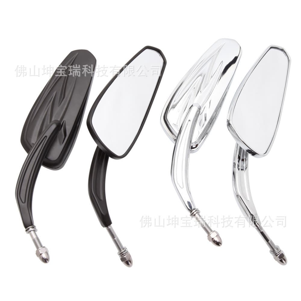 Espelho modificado para motocicleta CNC, espelho retrovisor Universal de alta qualidade, estoque pronto
