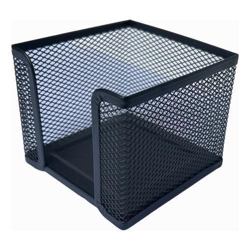 Organizador Porta Papel De Metal Quadrado Malha Escritório