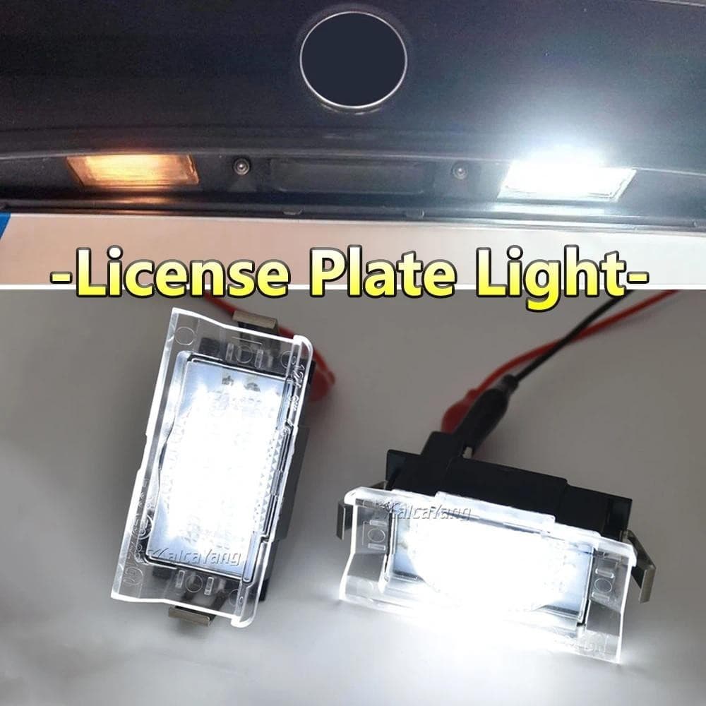 2 Peças Para BMW Série 5 E34 Touring Station Wagon 1987-1996 Nenhum Erro Branco LED Número Luz Da Placa De Licença Acess