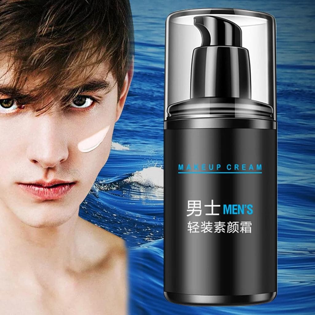 Lazy Cream Maquiagem Masculina - Corretivo Hidratante para o Rosto, Iluminador, Controle de Oleosidade e Cobertura de Im