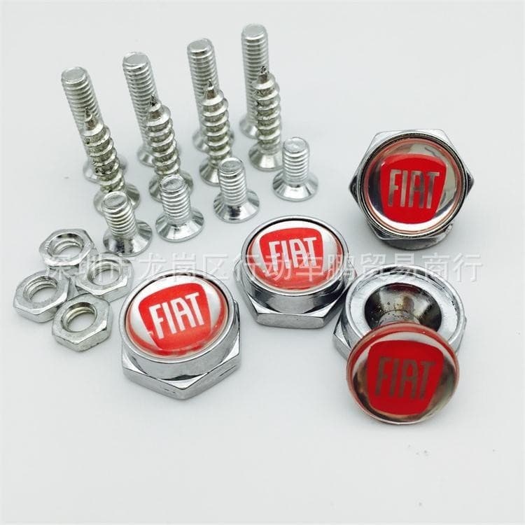 Fiat modificado placa de licença parafuso de vedação fixa placa de licença Anti-roubo vedação fixa parafuso da placa de 