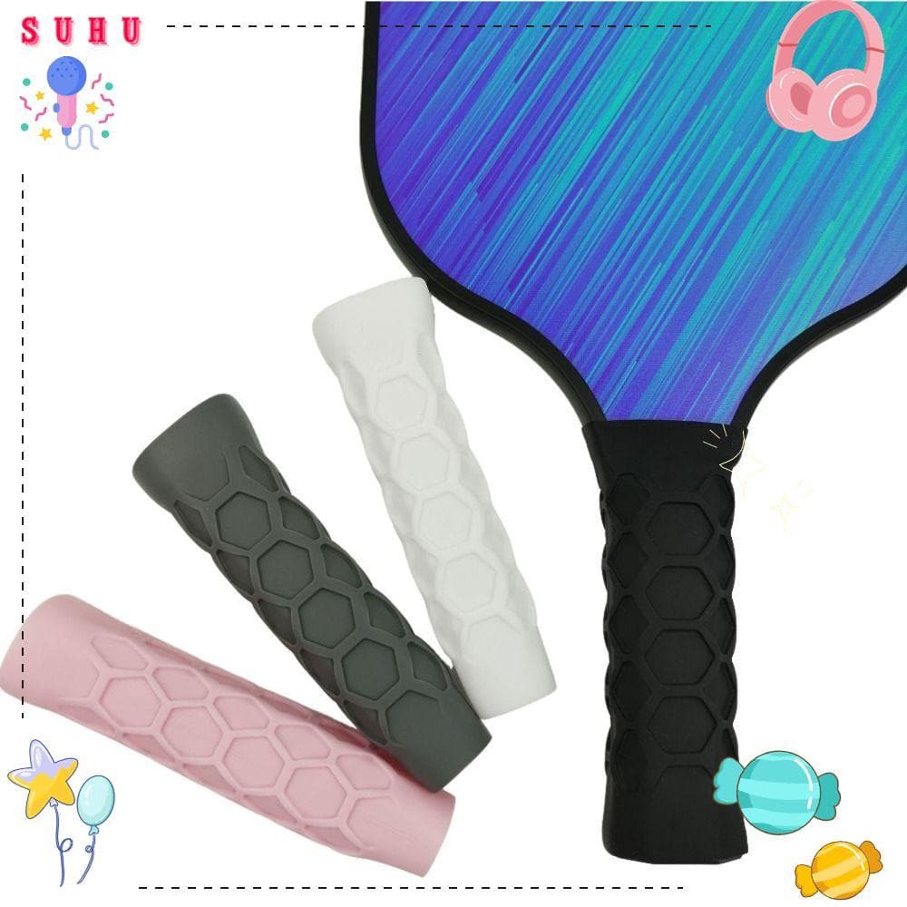 SUHU Pickleball Paddle Grip Cover , Undergrip De Gel De Sílica De Silicone Antiderrapante , Alça Overgrip De Raquete De
