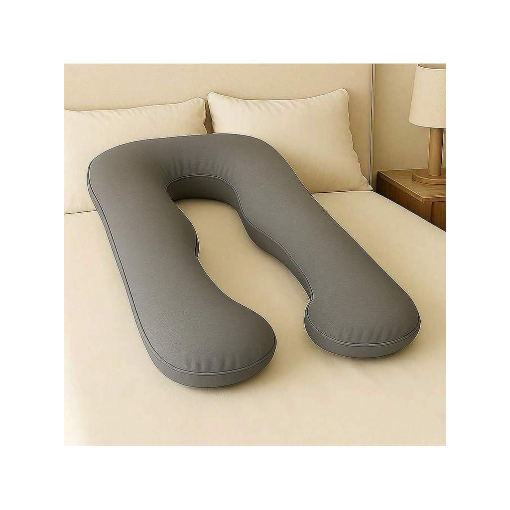 Travesseiro De Corpo Para Gestante gravida 200 fios Micropercal 120x60cm Ergonômico Cama Macio