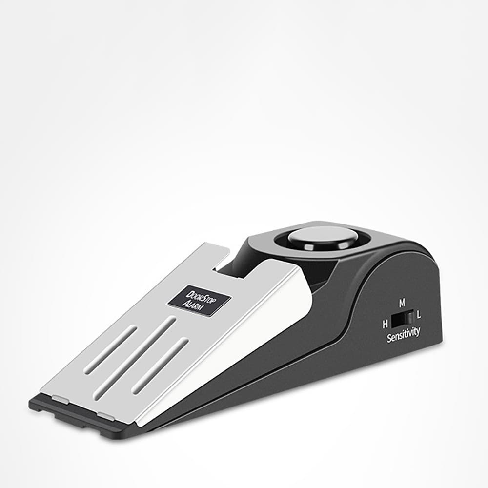 Porta De Casa Com Alarme De Parada De Portátil ​ Dispositivo De Segurança ABS + Metal Para Hotel De Viagem