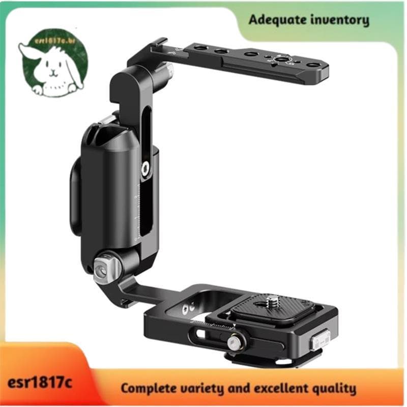 XJ01 Gaiola De Câmera Dobrável Universal 2 Em 1 Com Alça Para Tripé DSLR Sem Espelho Gimbal Braçadeira De Telefone