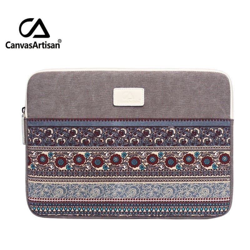 Capa para laptop, bolsa para computador Macbook, bolsa de lona para tablet iPad de 13, 14 e 15 polegadas