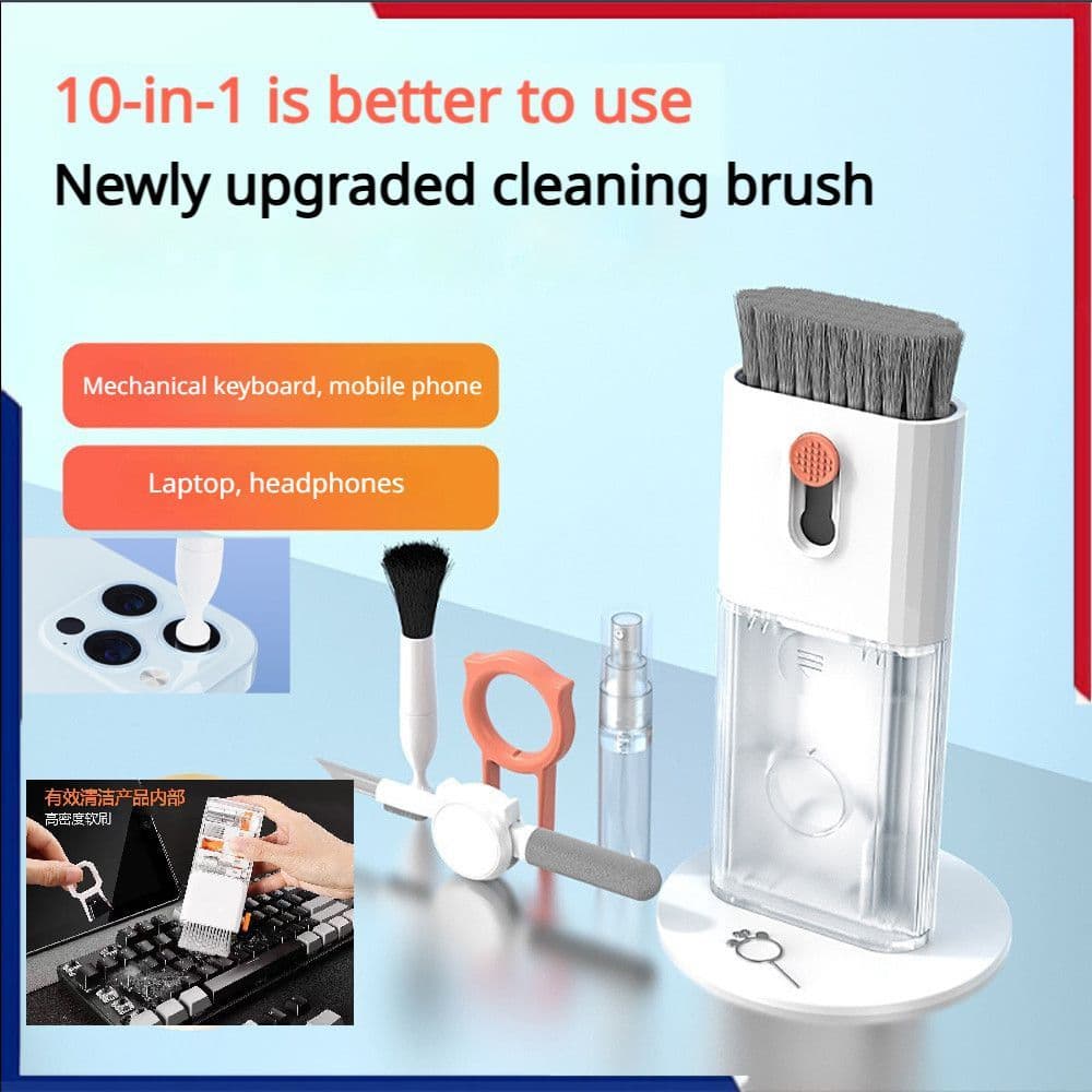 Kit De Limpeza 10 Em 1 Para Uso Externo: Escova De Limpeza Para Teclado De Computador, Caneta De Limpeza Para 