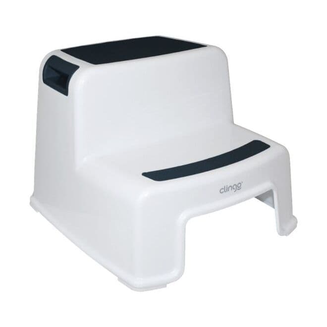 Escadinha Infantil 2 Degraus - Suporte Versátil para Banheiro - Azul