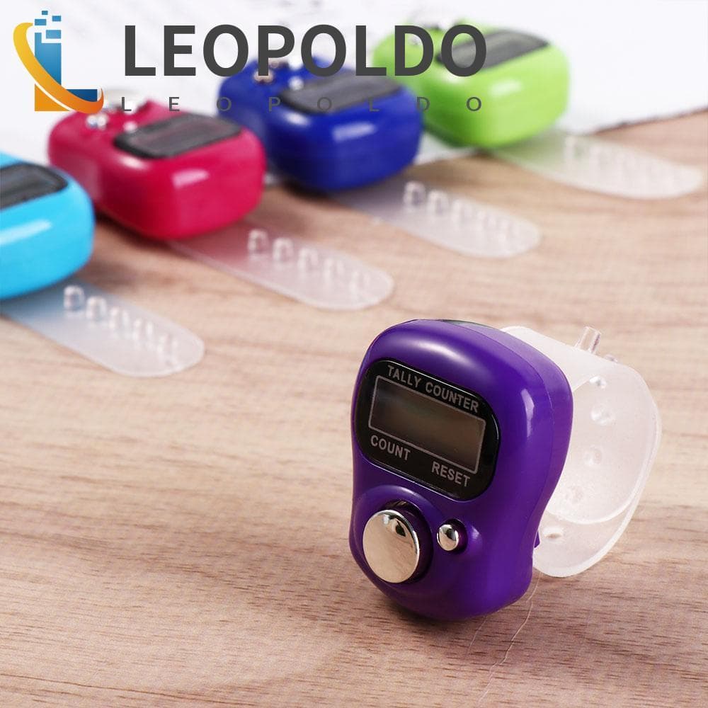 Contador De Contagem De Anel De Dedo LEOPOLDO , Mini Eletrônico De Linha De Tricô , Contadores De Curso Portáteis Digita