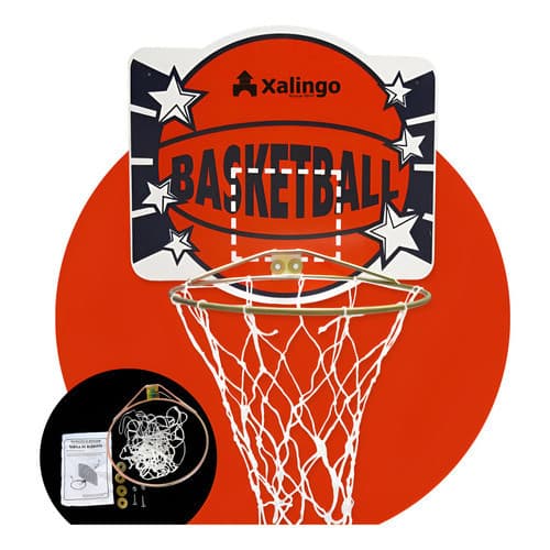 Tabela de Basquete 60 x 54 cm Aro 36 de Ferro Cesta Infantil