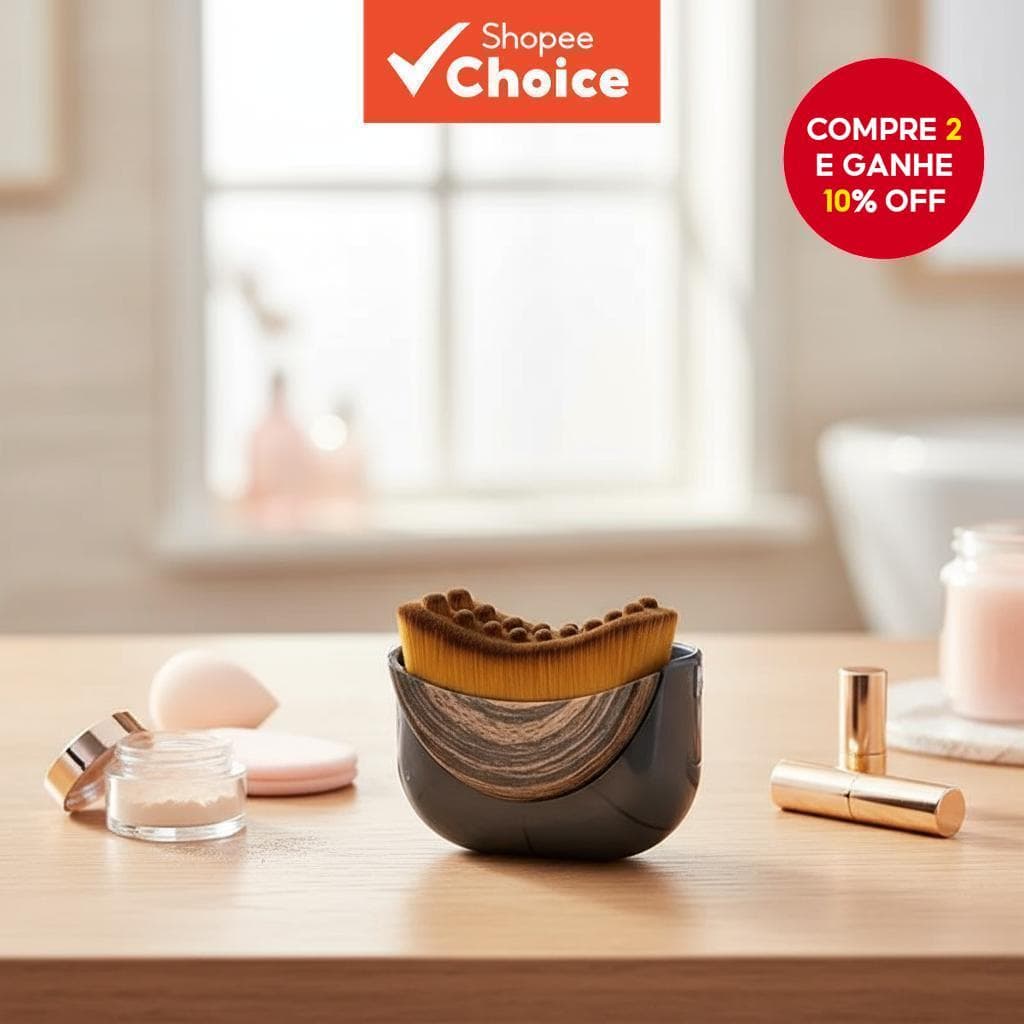  FaceSculpt Pro Escova de Massagem para Drenagem Linfática, Ergonômica e Macia para Contorno Facial e Mandíbula,