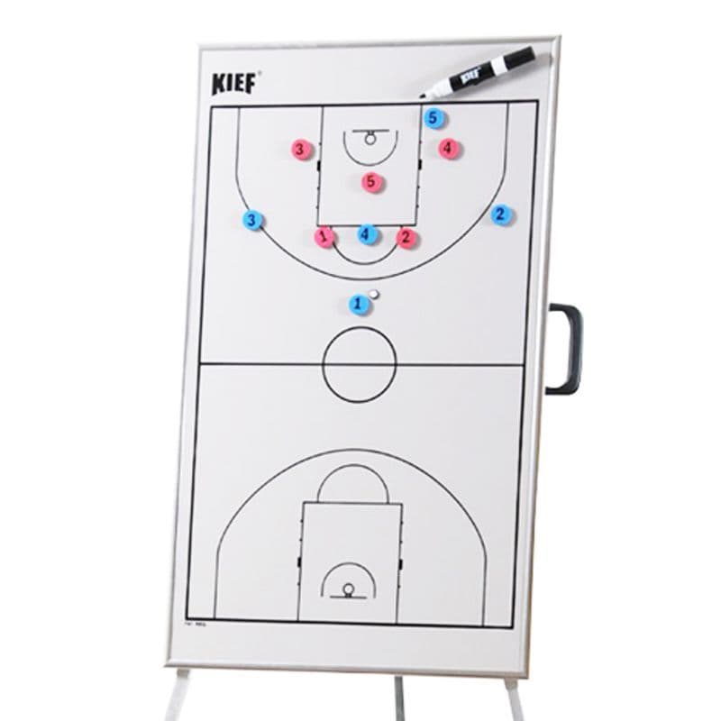 Quadro Tático Magnético de Basquete com Tripe Kief