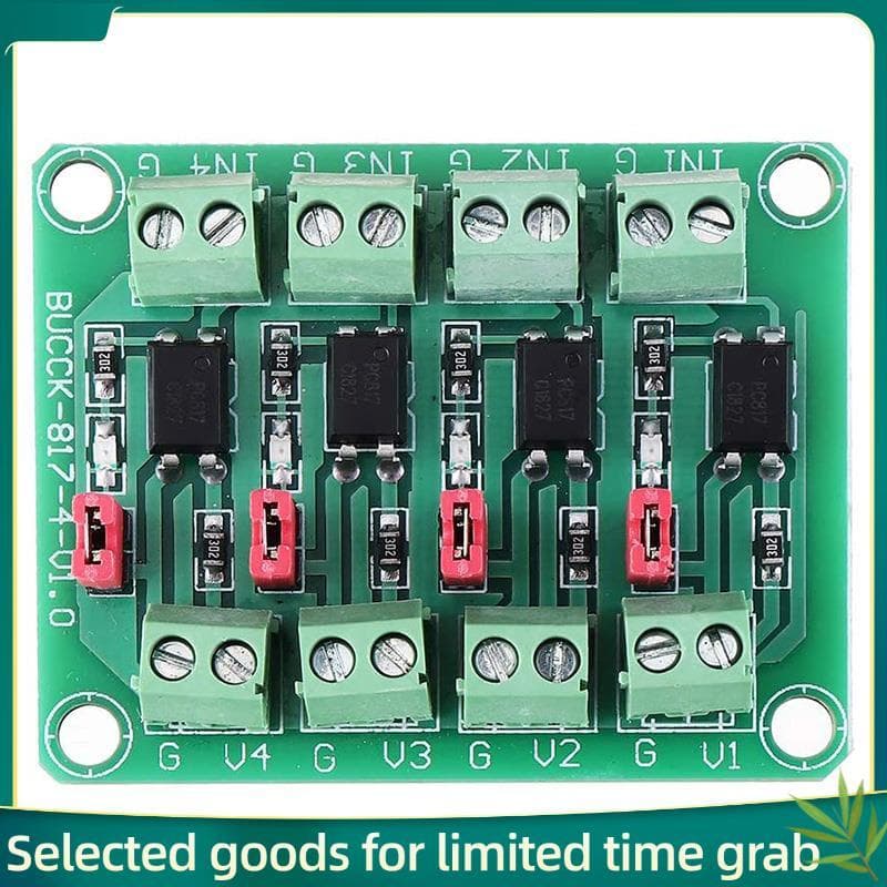 Jerry99817 Optoacoplador Placa De Isolamento De Tensão De 4 Canais Módulo De Driver De Comutação De Controle Óptico