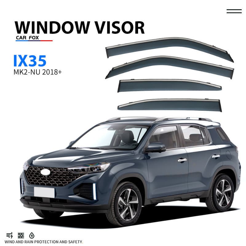 Adequado para Hyundai IX35 protetor de chuva à prova de chuva espelho retrovisor chuva sobrancelha carro especial geraçã