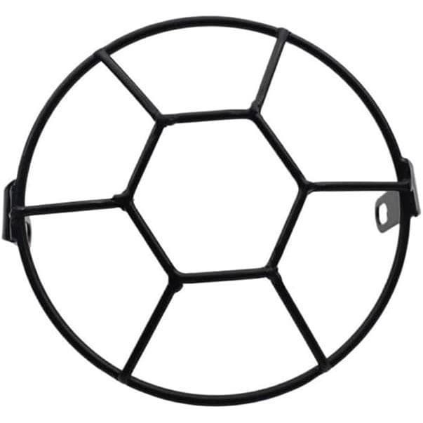 Grade Do Farol Da Motocicleta Universal Protetor Grill Luz Capa Lâmpada Para Chopper Café Cabeça Proteção