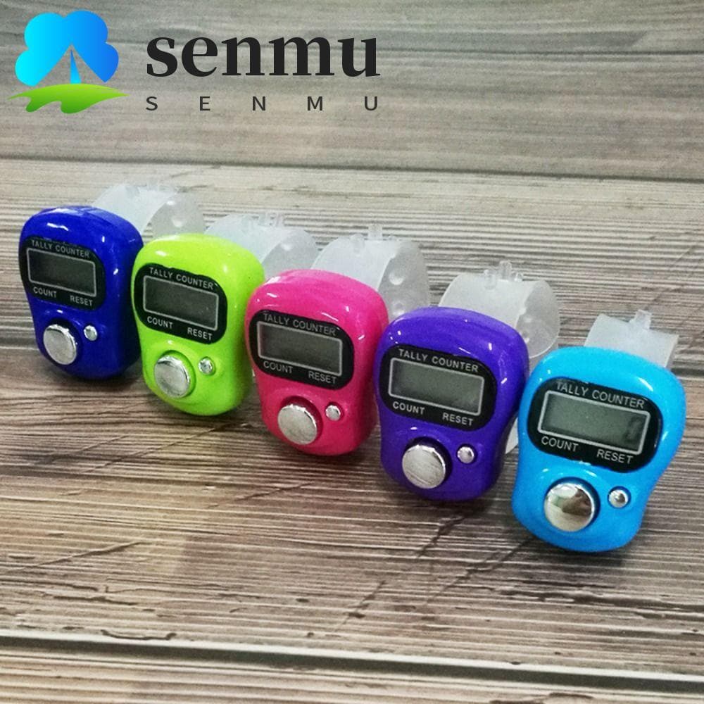 Contador De Contagem De Anel De Dedo SENMU , Linha De Tricô Portátil Digital , Mini Contadores De Curso Eletrônico