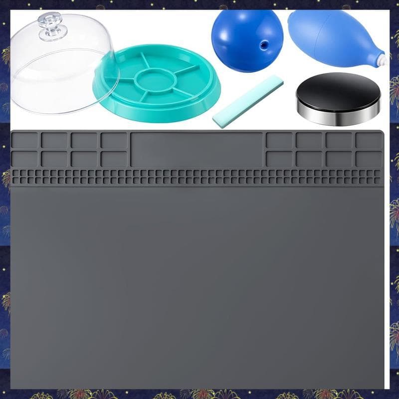 6Pc Conjunto De Limpeza De Relógio Com Massa , Esteira De Reparo , Ferramenta De Pivô De Roda Para Acessório De Manutenç