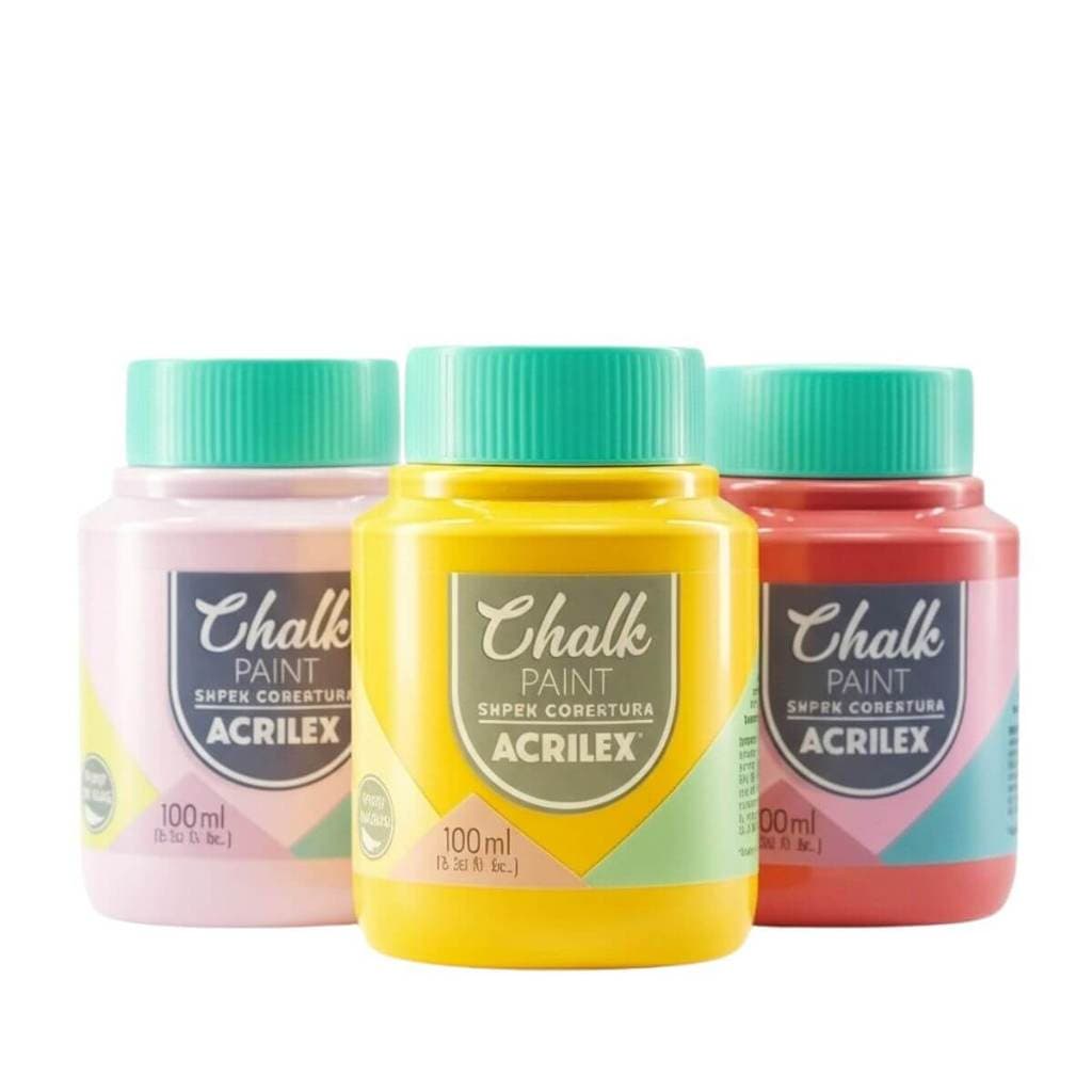 Tinta Chalk Paint Acrilex Alta Cobertura 100ml Escolha a cor