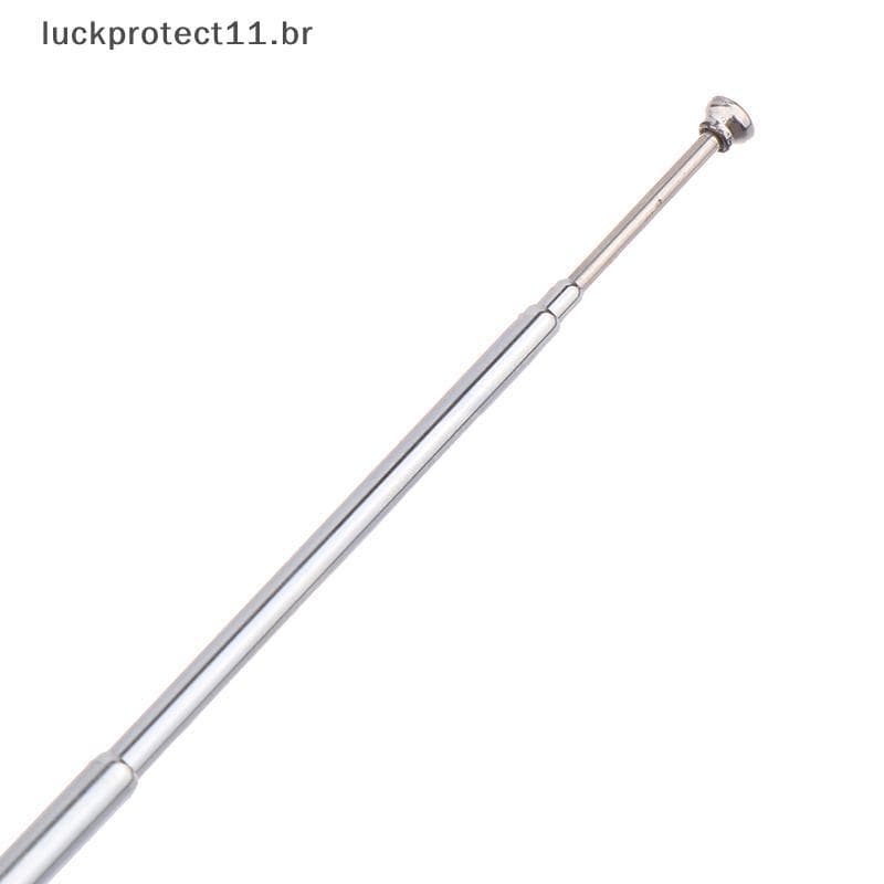 LTBR 1 Peça 52-73 5 Seções Telescópica De Aço Inoxidável Canal Completo AM FM Rádio Antena Universal Rotativa ~