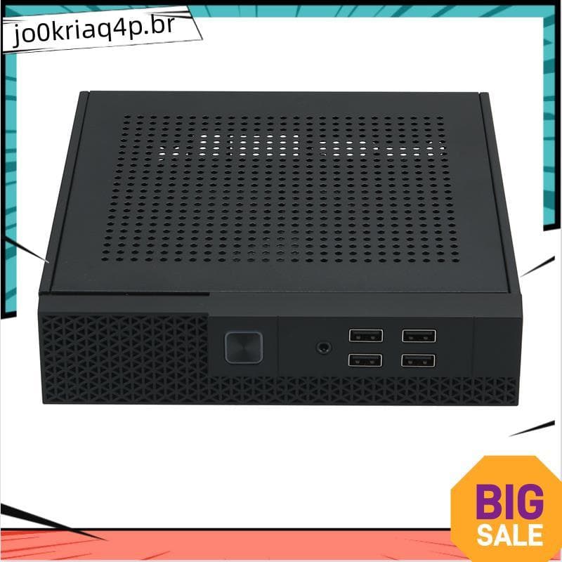 Mini Caixa De Computador ITX HTPC Host Chassi USB2.0 Gabinete De Controle Industrial Para Escritório Negócios Fácil De U