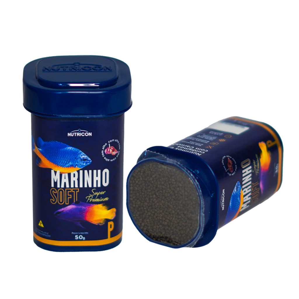 Ração Extrusada para Peixe Marinho Soft Nutricon 50g