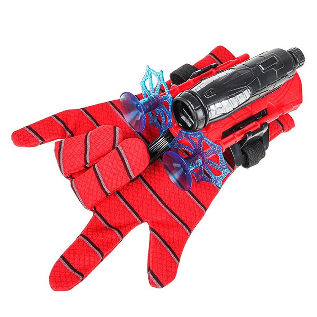 Luva do Homem-Aranha lançadora de dardos com ventosa