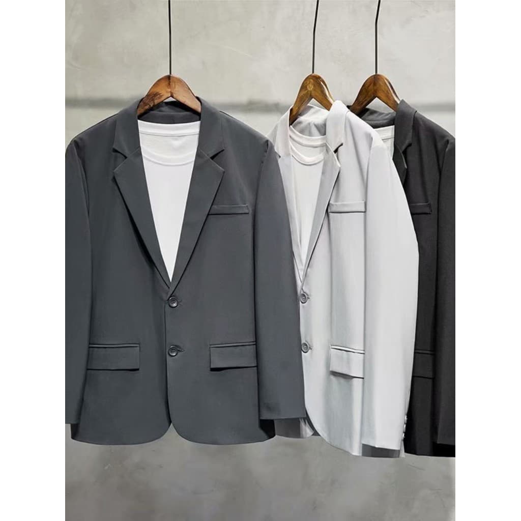 Outono cor sólida pequeno All-Match pequeno terno estilo britânico High-End trabalho terno masculino de negócios jaqueta