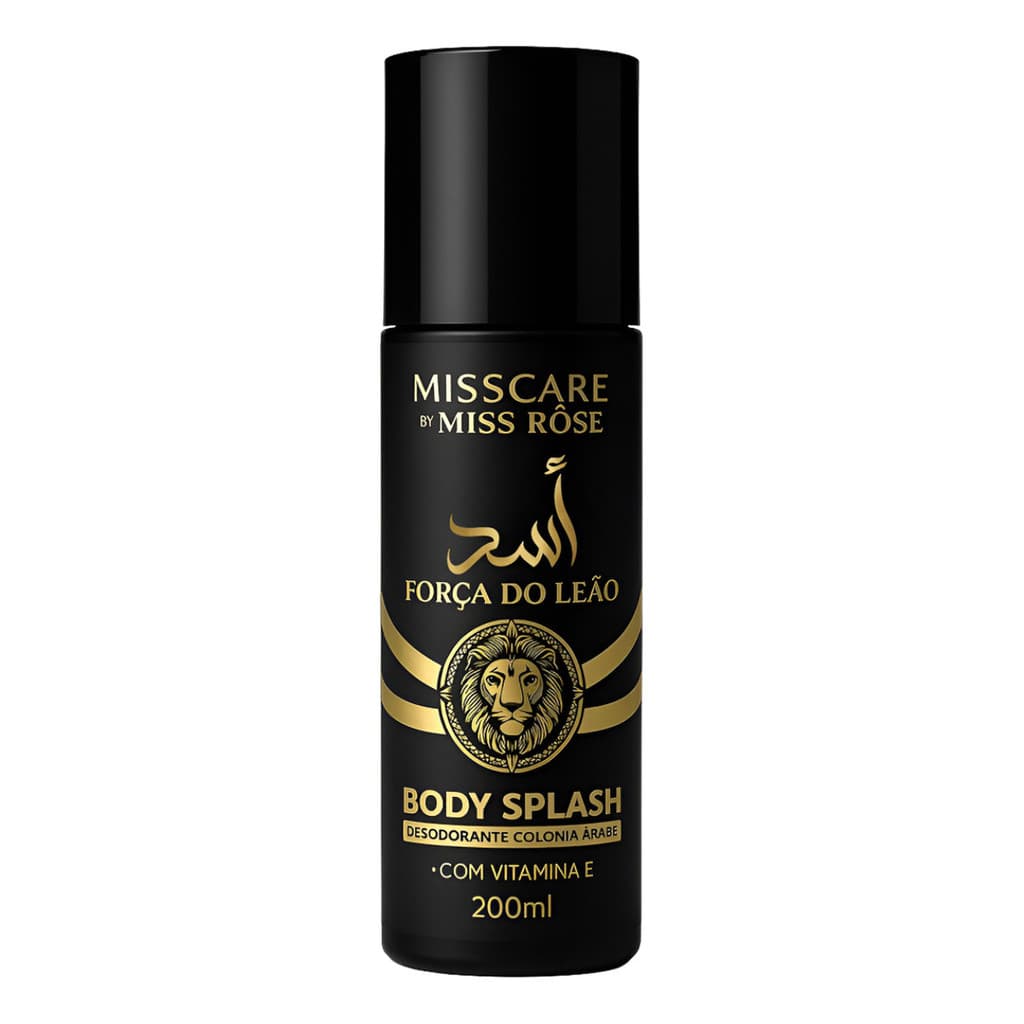 Body Splash Árabe Força do Leão Masculino 200ml - Miss Rosê