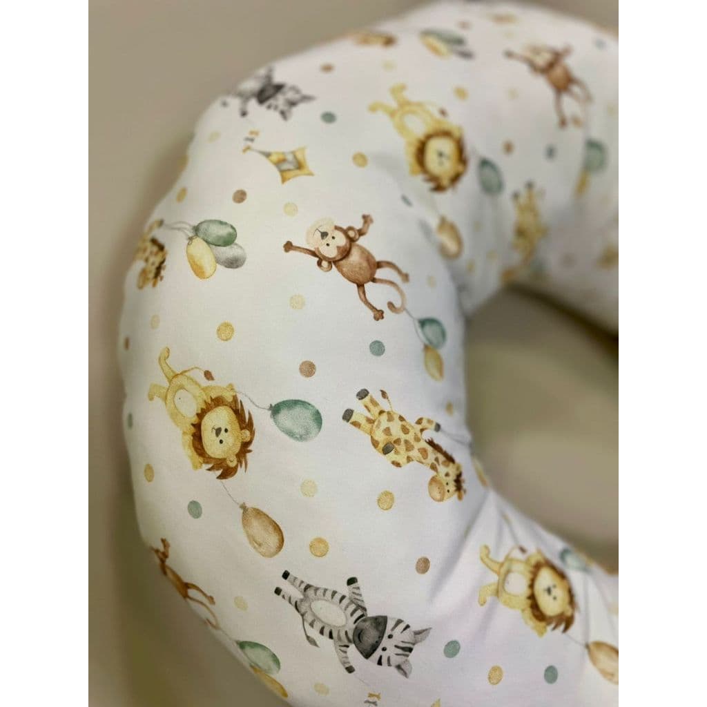 Almofada De Amamentação Ergonômica Estampas Premium Toque Macio E Conforto