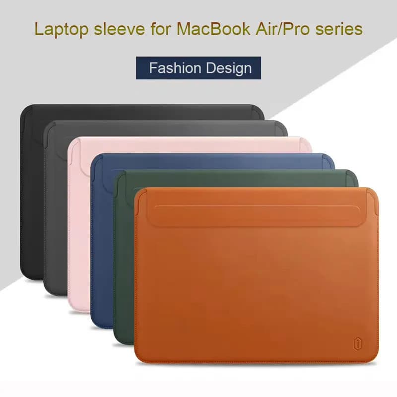 WiWU Capa Para Laptop , De Couro Ultrafina Macbook Air 13 M2 A2681 pro 16 14 , Bolsa À Prova D'água
