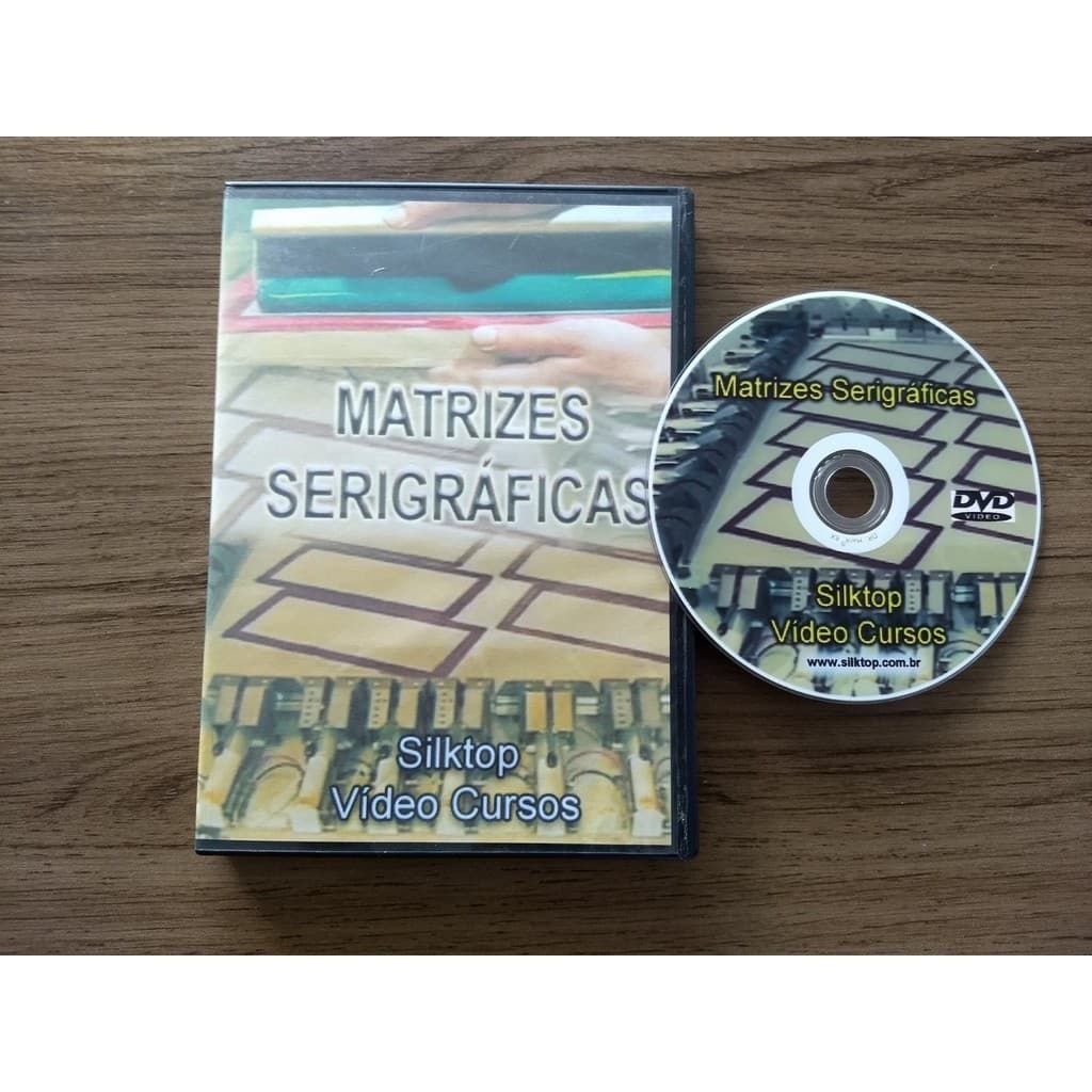 DVD MATRIZES SERIGRAFICAS - SILKTOP VIDEO CURSOS