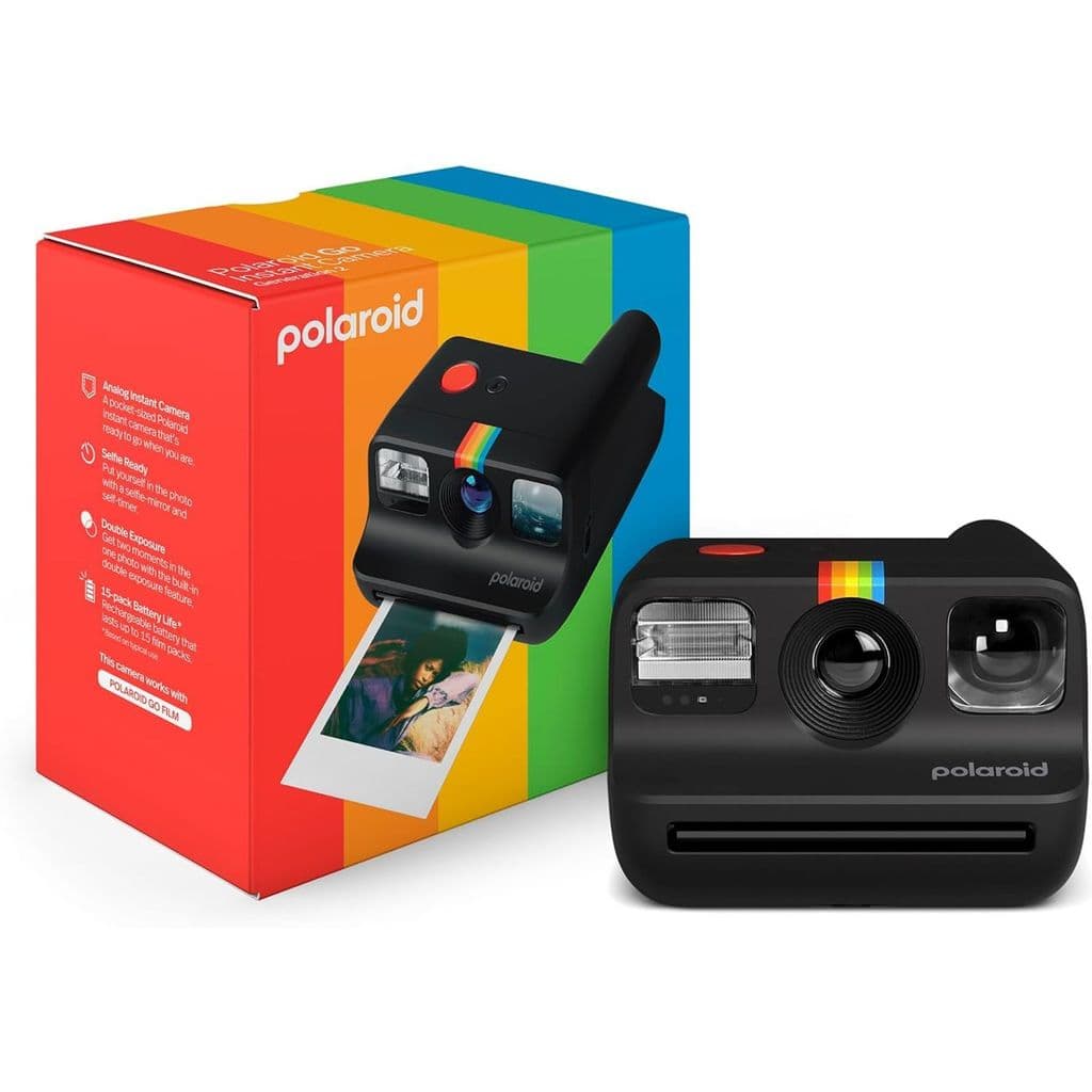 Câmera Instantânea Polaroid Go 2 Gen Estilo Retrô Clássico - Preta