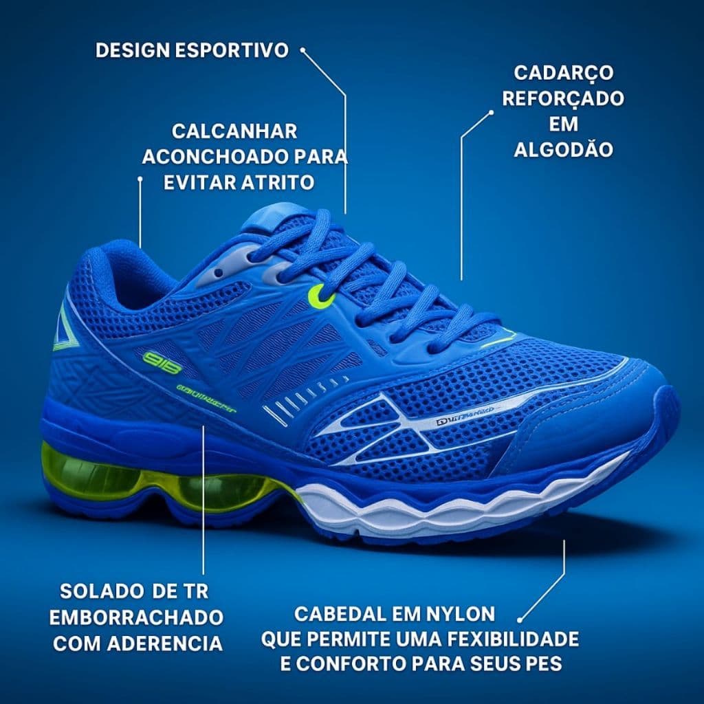 Tênis Masculino Esportivo  Corrida Academia Treino Barato Entrega Rápida