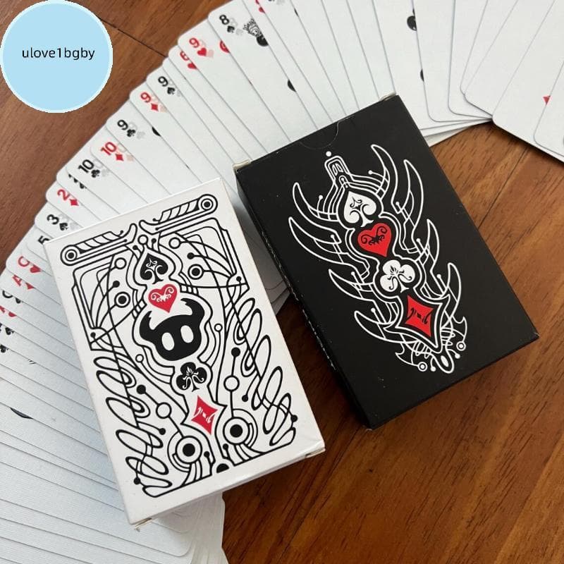 UloveBB Hollow Knight Black White Game Card Group Conjunto Colecionável Para Jogos De Festa Cardistry E Truques BR
