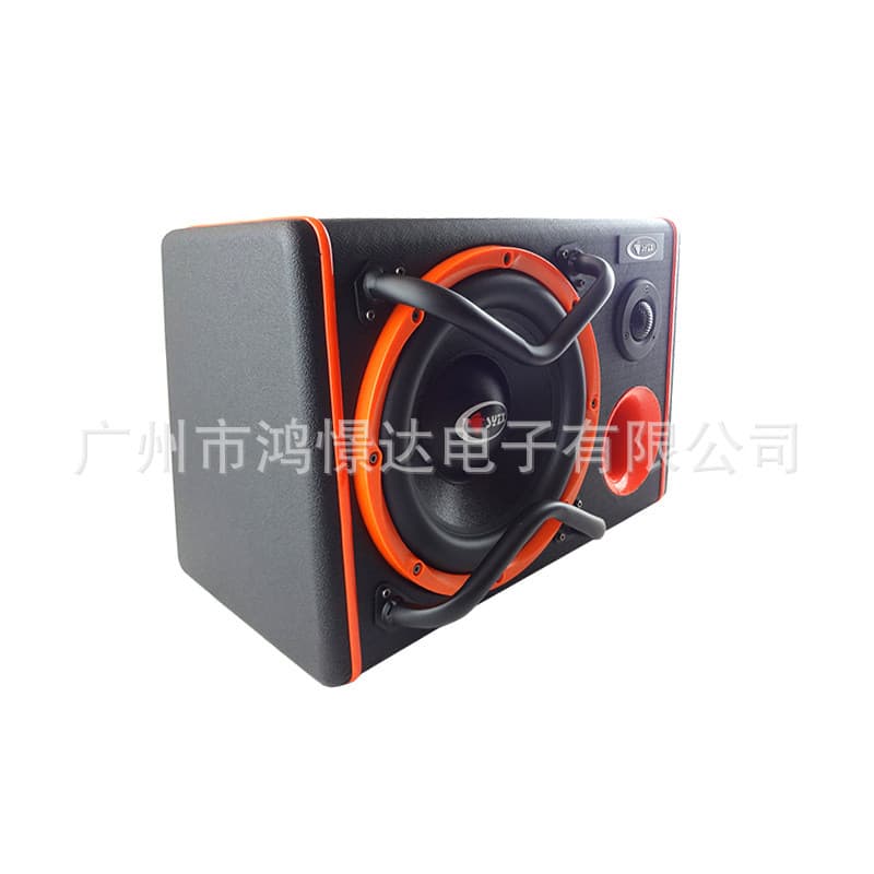 Subwoofer Ativo Car Audio Master VX-710-1200WT de 10 Polegadas com Controle com Fio e Amplificador 10,5kg