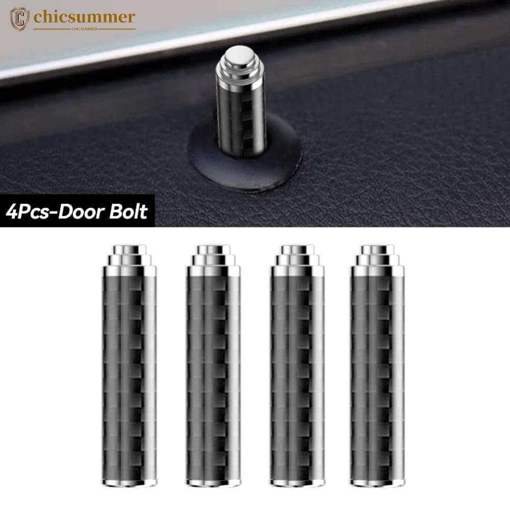 CHICSUMMER 4 Unidades De Fibra De Carbono Para Porta De Carro , Parafuso De Elevação , Guarnições Mercedes Benz Ace CLA 