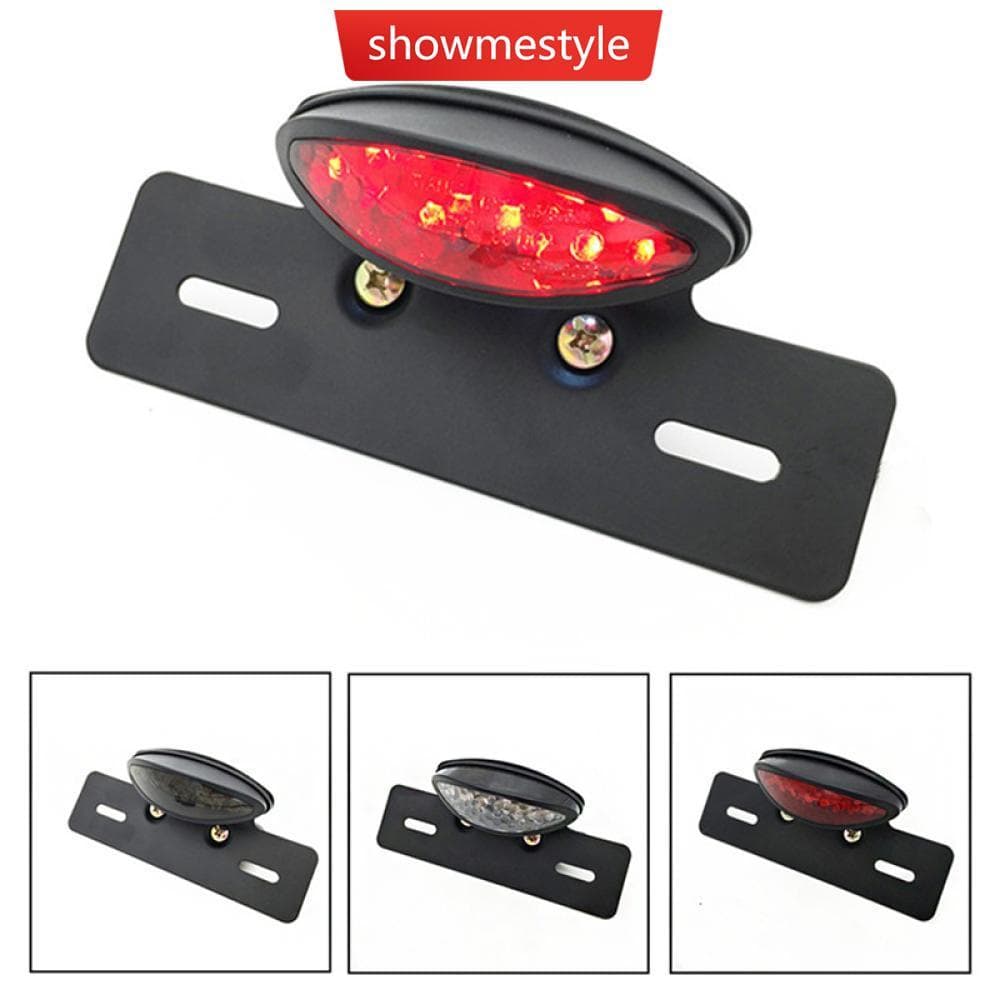 SMS Motocicleta LED Cauda Turn Signal Light Integrado Freio Parar Correndo Licença Lâmpada Moto Acessórios D1P7