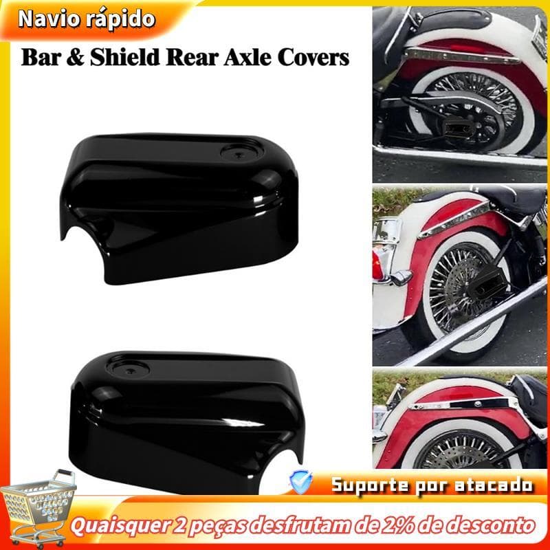 Escudo De Barra De Motocicleta , Capa Do Eixo Da Roda Traseira Para Softail Night Train FXSTB FLSTN FLSTC
