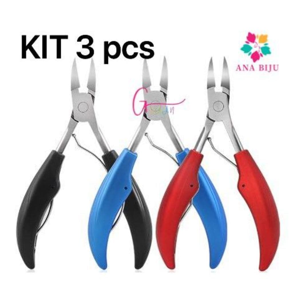 KIT 1/2/3 PCS Grande Alicate cortador de unhas Aço