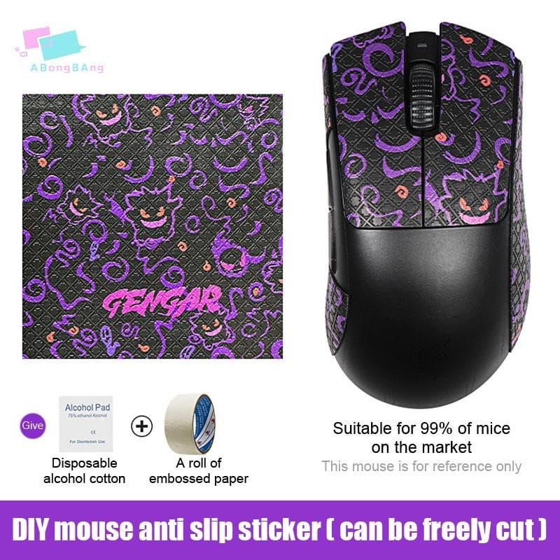 Abongbanghn DIY Mouse Grip Tap Animação De Desenho Animado Universal Para A Maioria Dos Adesivos De Antiderrapante Suga