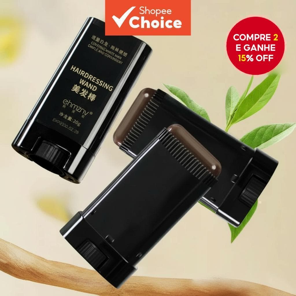  Pente de tinta para cabelo portátil para esconder cabelos brancos.