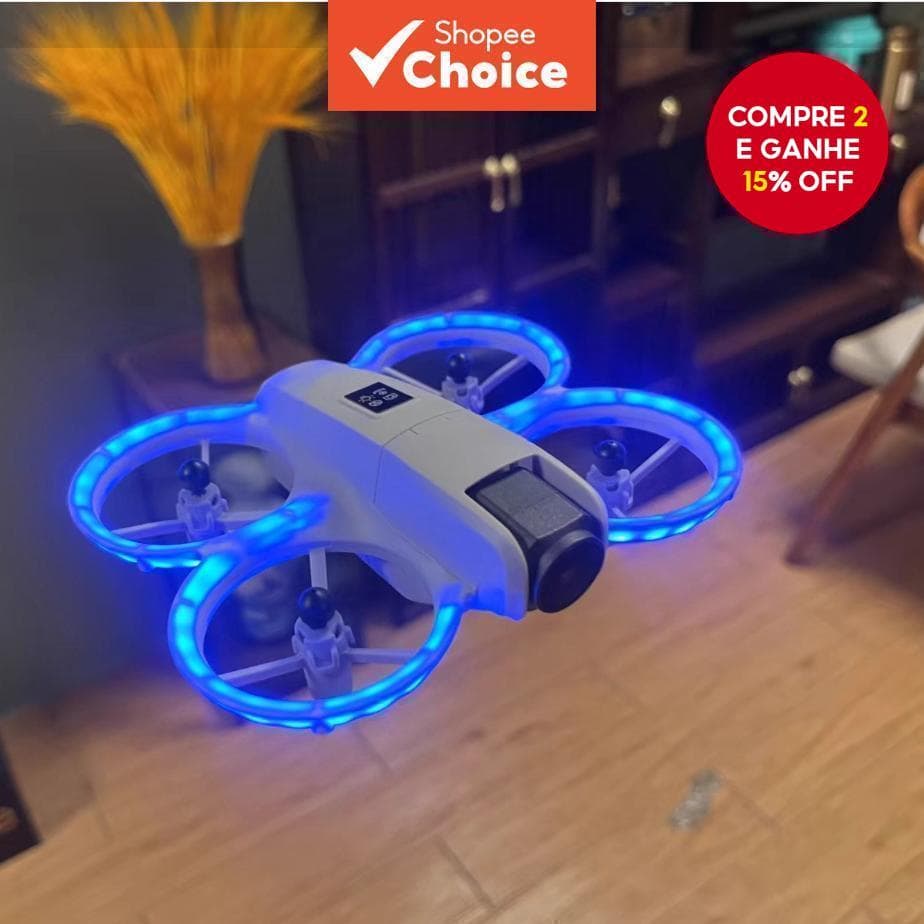  Novo Mini Drone Fotografia Aérea Alta Definição Aeronave Profissional Dual Câmera Fluxo Óptico Controle Remoto