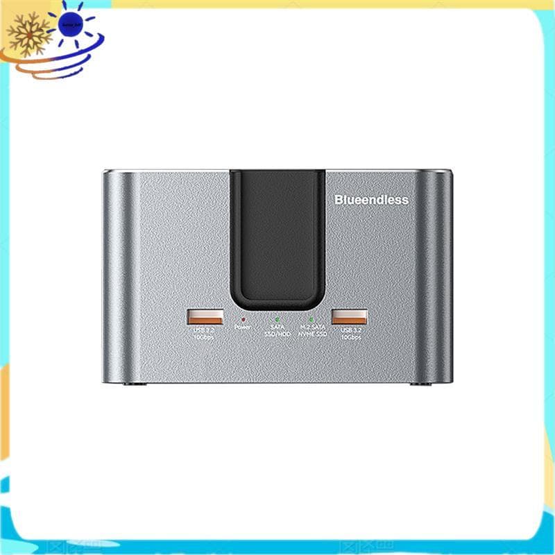 M . 2 NVMe SSD Gabinete USB Caso Externo Para 2.5/3.5 Polegada HDD Até 28TB De Alta Velocidade 3.2 Gen2 Plugue Da Ue