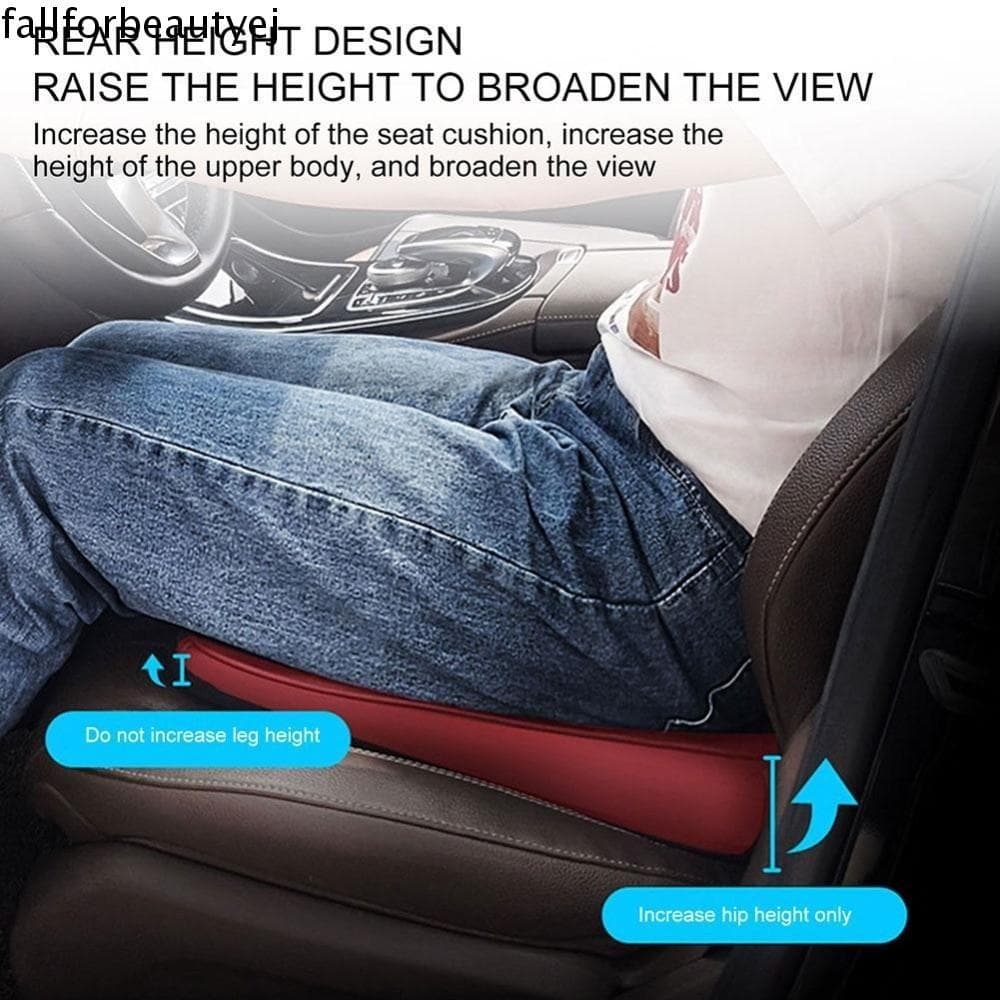 Almofada De Assento De Carro FALLFORBEAUTYEJ , Conforto Melhora A Visão De Direção , Bunda Para Cadeira De Escritório , 