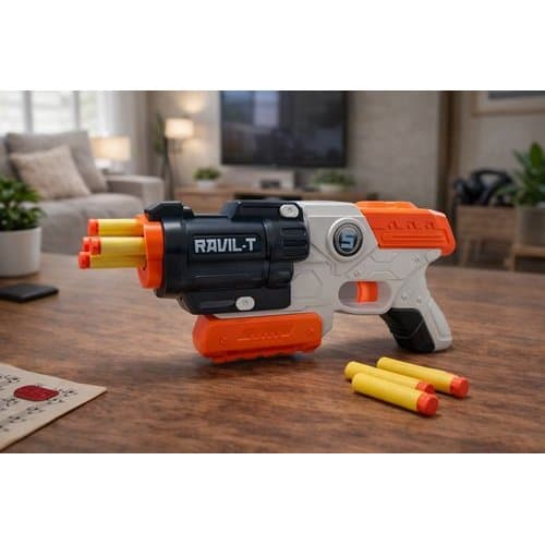 Lancador Dardos Brinquedo Seguro Divertido Com Refil Mira Coordenacao