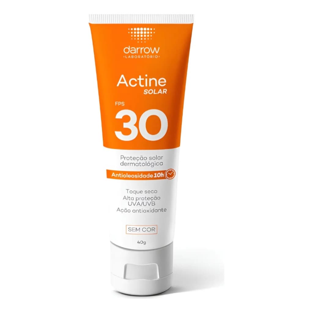 Protetor Solar Actine Fps30 Antioleosidade 40gr Darrow