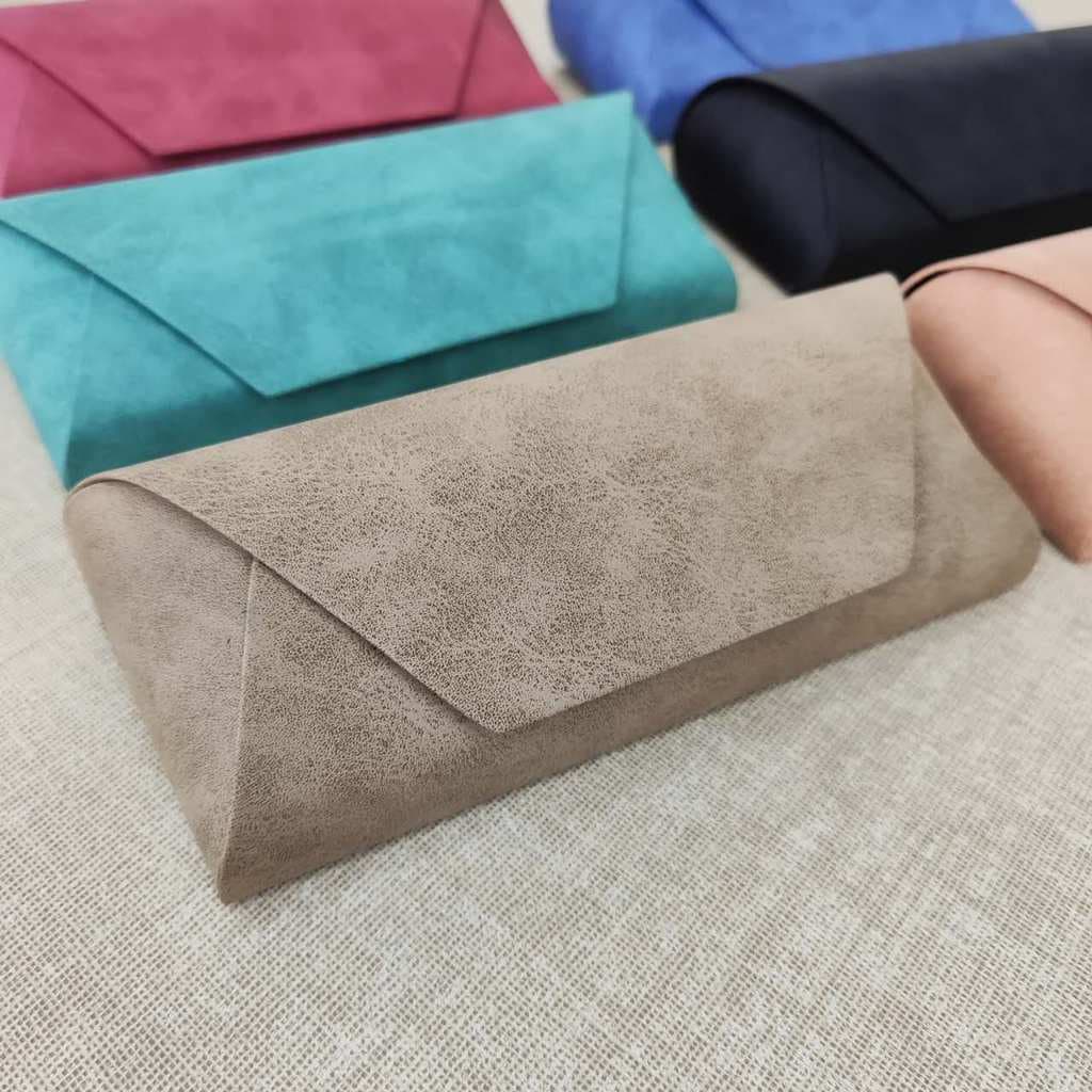 Kit  Estojo De Óculos De Sol Retro Para Homens E Mulheres Portáteis anti-Pressão Queda